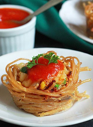 Mini Spaghetti Pies